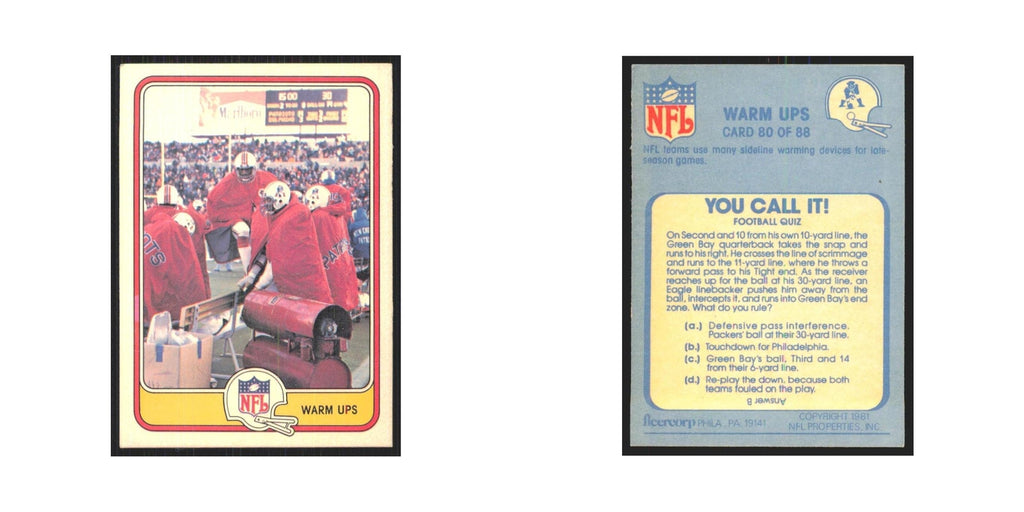 1981 Fleer Warm Ups #80