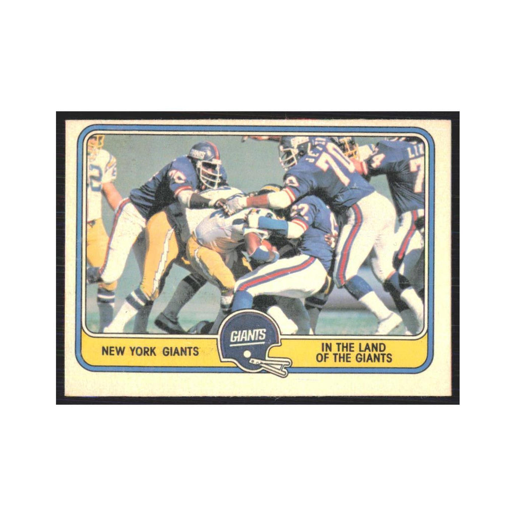 1981 Fleer New York Giants Defense Giants #36