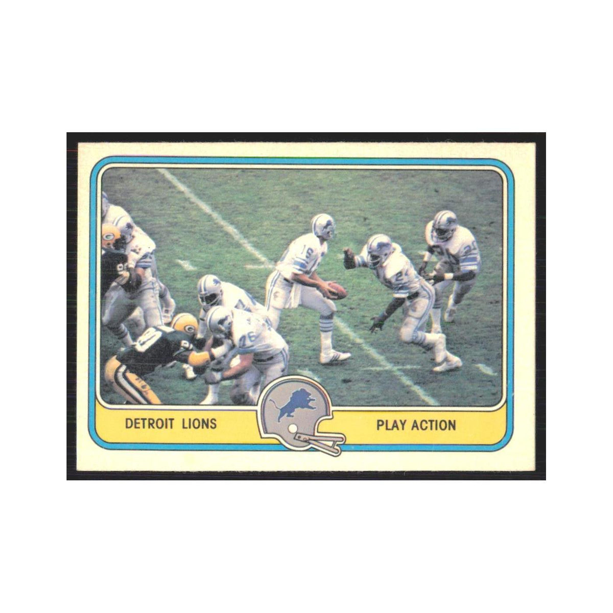 1981 Fleer Detroit Lions Offense Lions #17