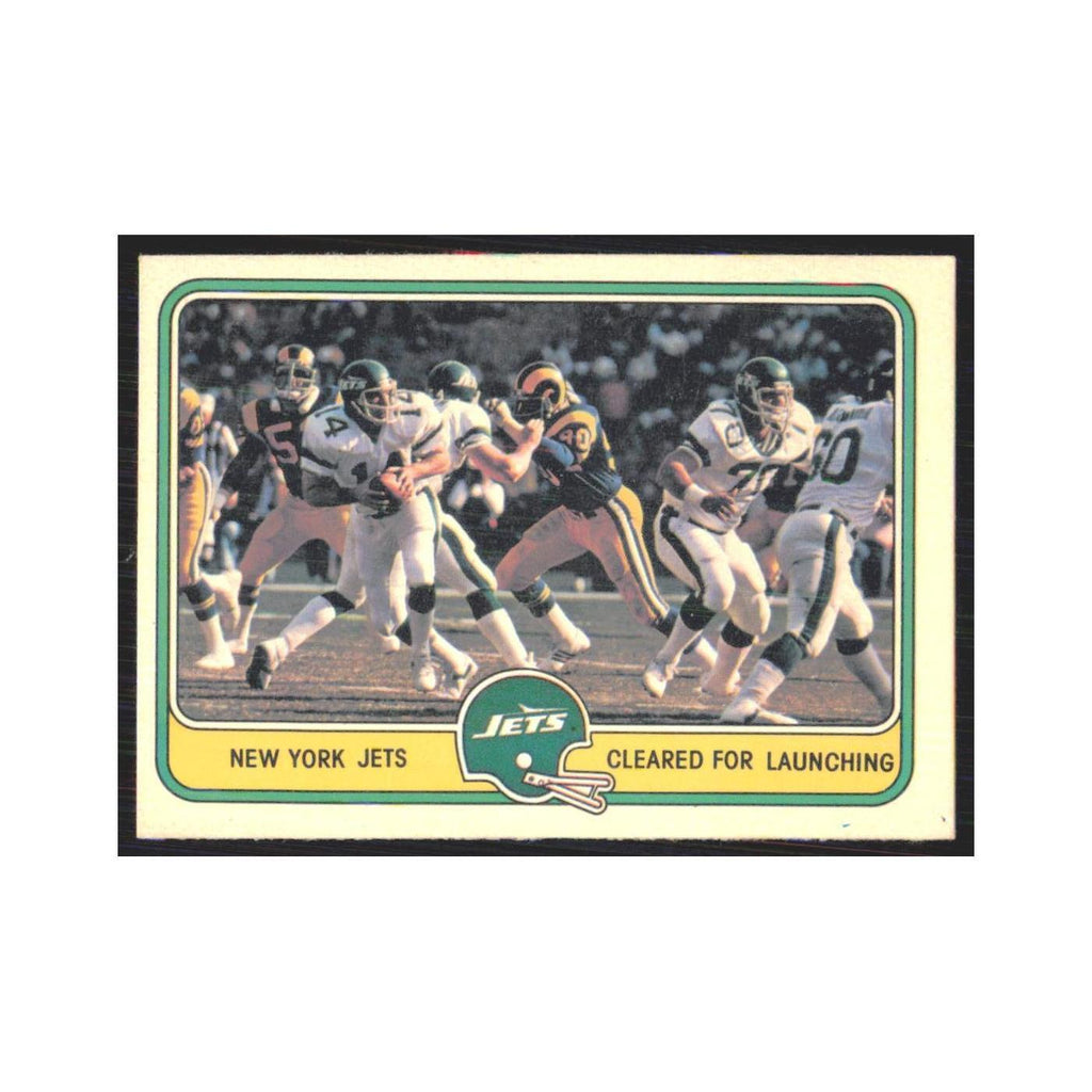 1981 Fleer New York Jets Offense Jets #37