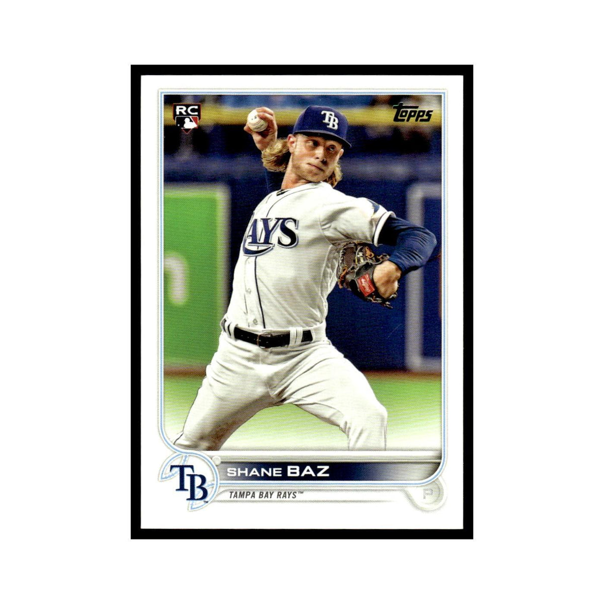 Shane Baz Rookie 2022 Topps #421 Tampa Bay Rays Baseball Card NM