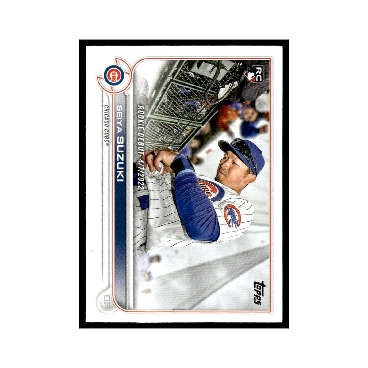 Seiya Suzuki Rookie 2022 Topps #US259 Chicago Cubs Baseball Card NM