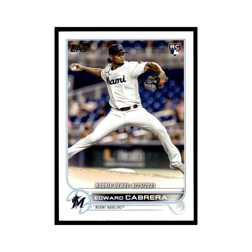 Edward Cabrera Rookie 2022 Topps #US231 Miami Marlins Baseball Card NM