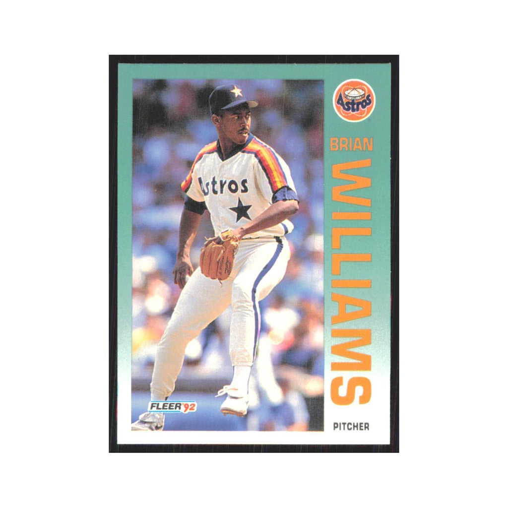 1992 Fleer Update Brian Williams Astros #U-88