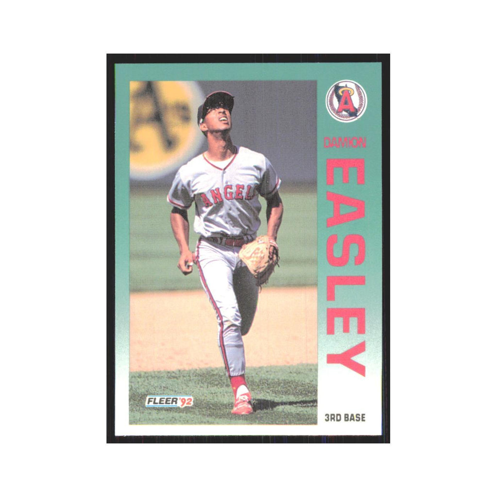 1992 Fleer Update Damion Easley Angels #U-9