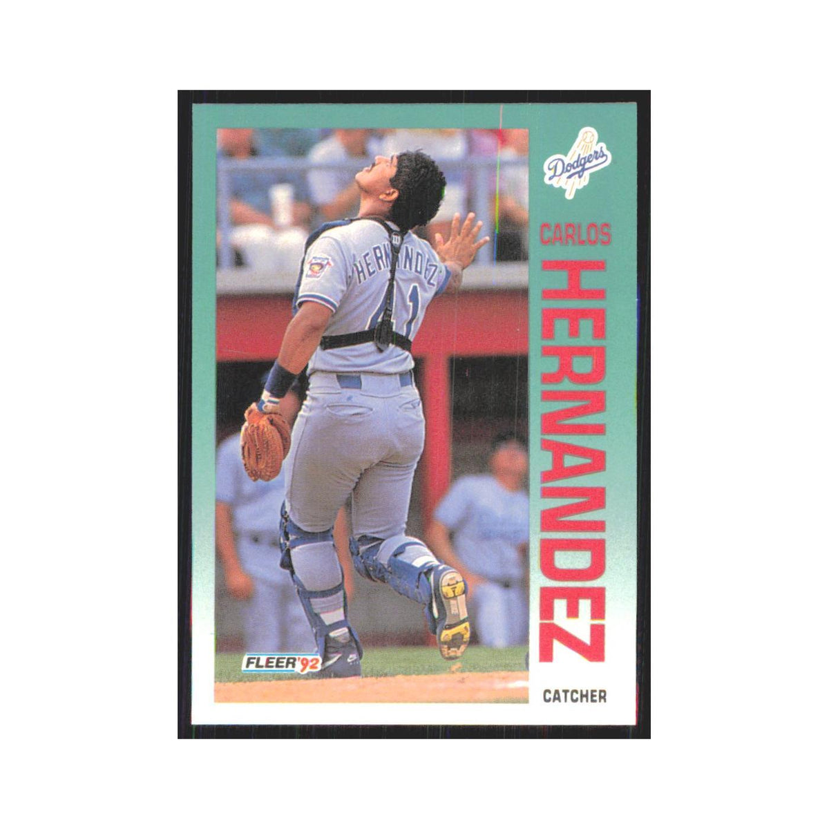1992 Fleer Update Carlos Hernandez Dodgers #U-91