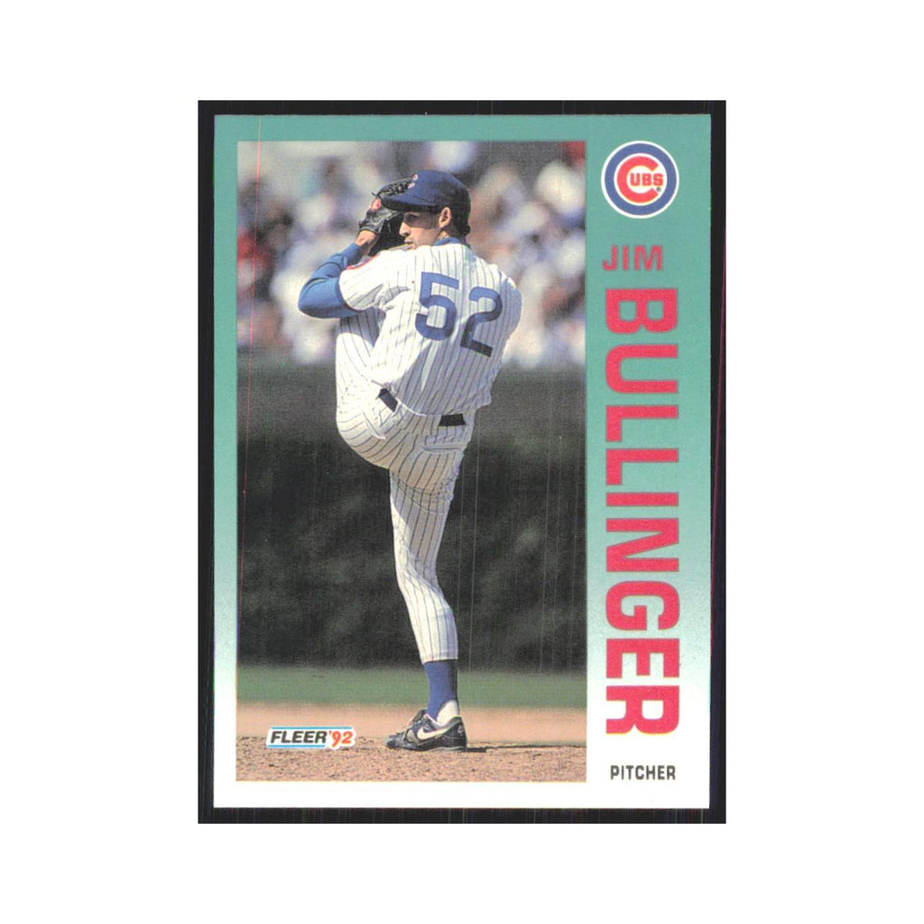 1992 Fleer Update Jim Bullinger Cubs #U-73