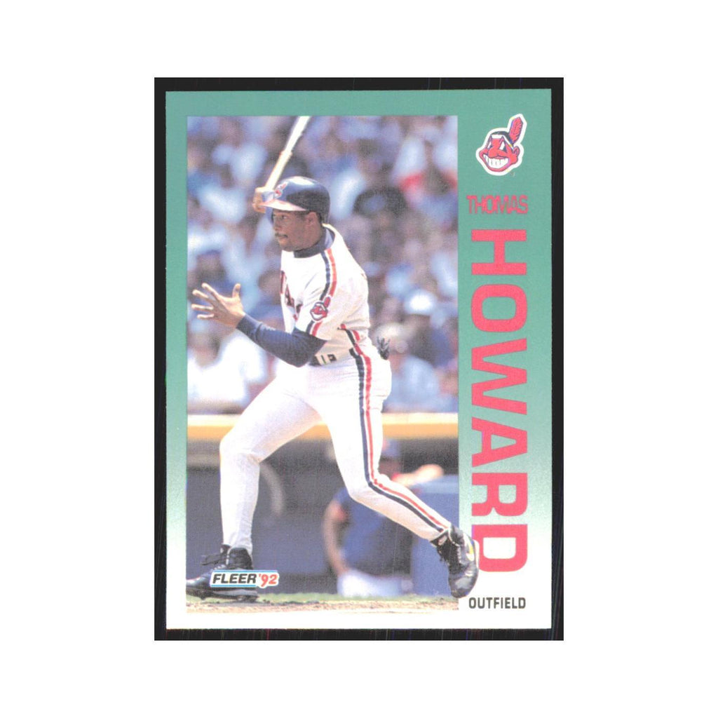 1992 Fleer Update Thomas Howard Indians #U-15