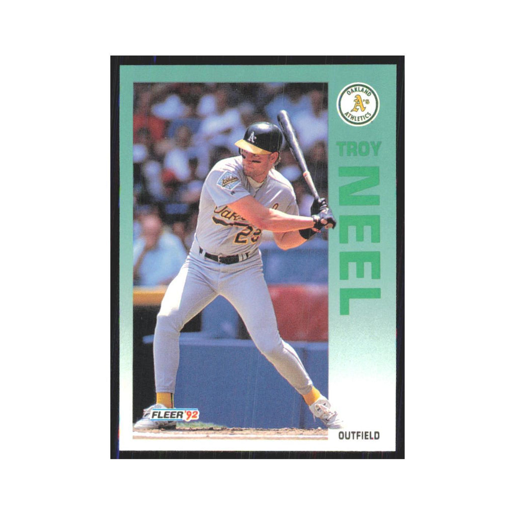 1992 Fleer Update Troy Neel Athletics #U-50