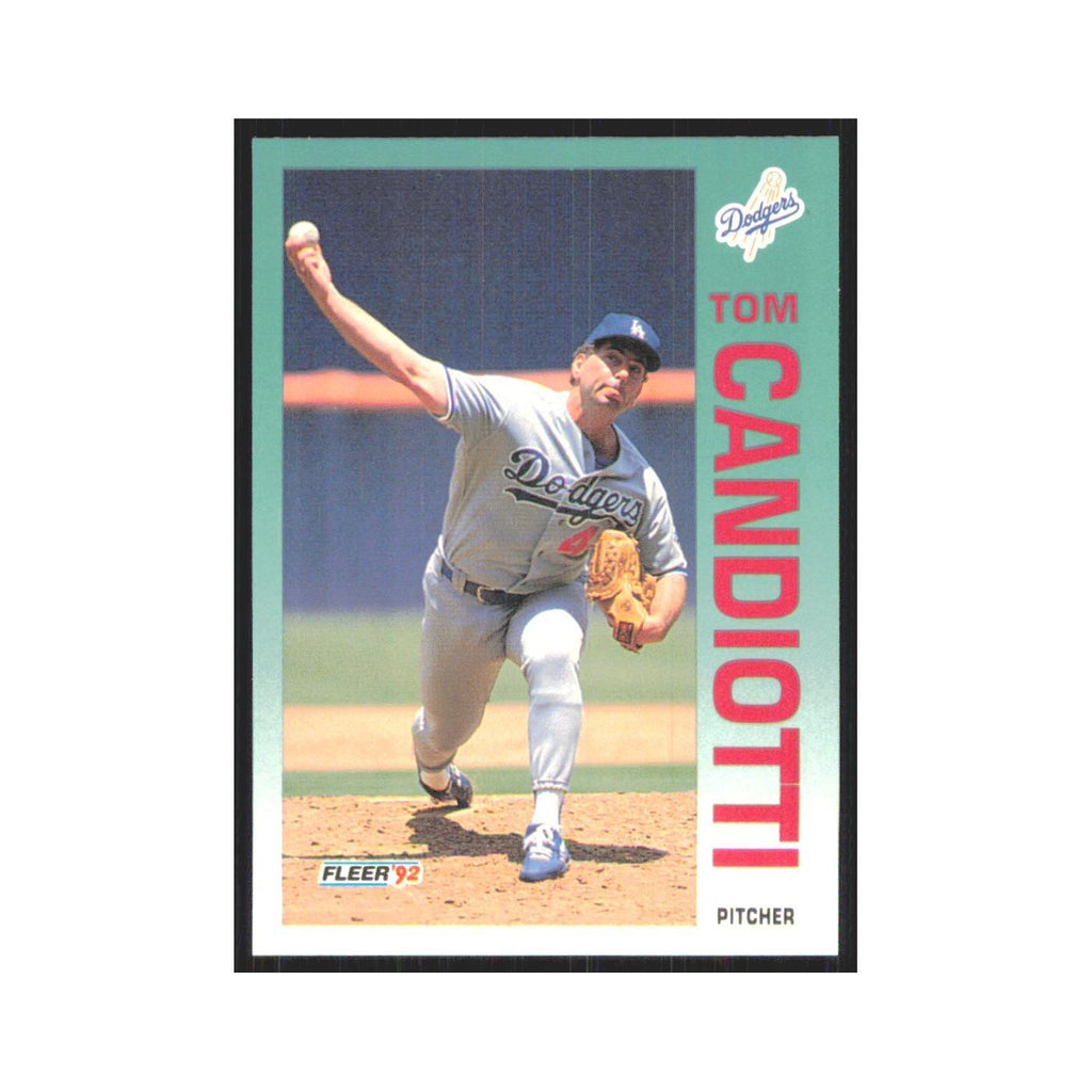 1992 Fleer Update Tom Candiotti Dodgers #U-89