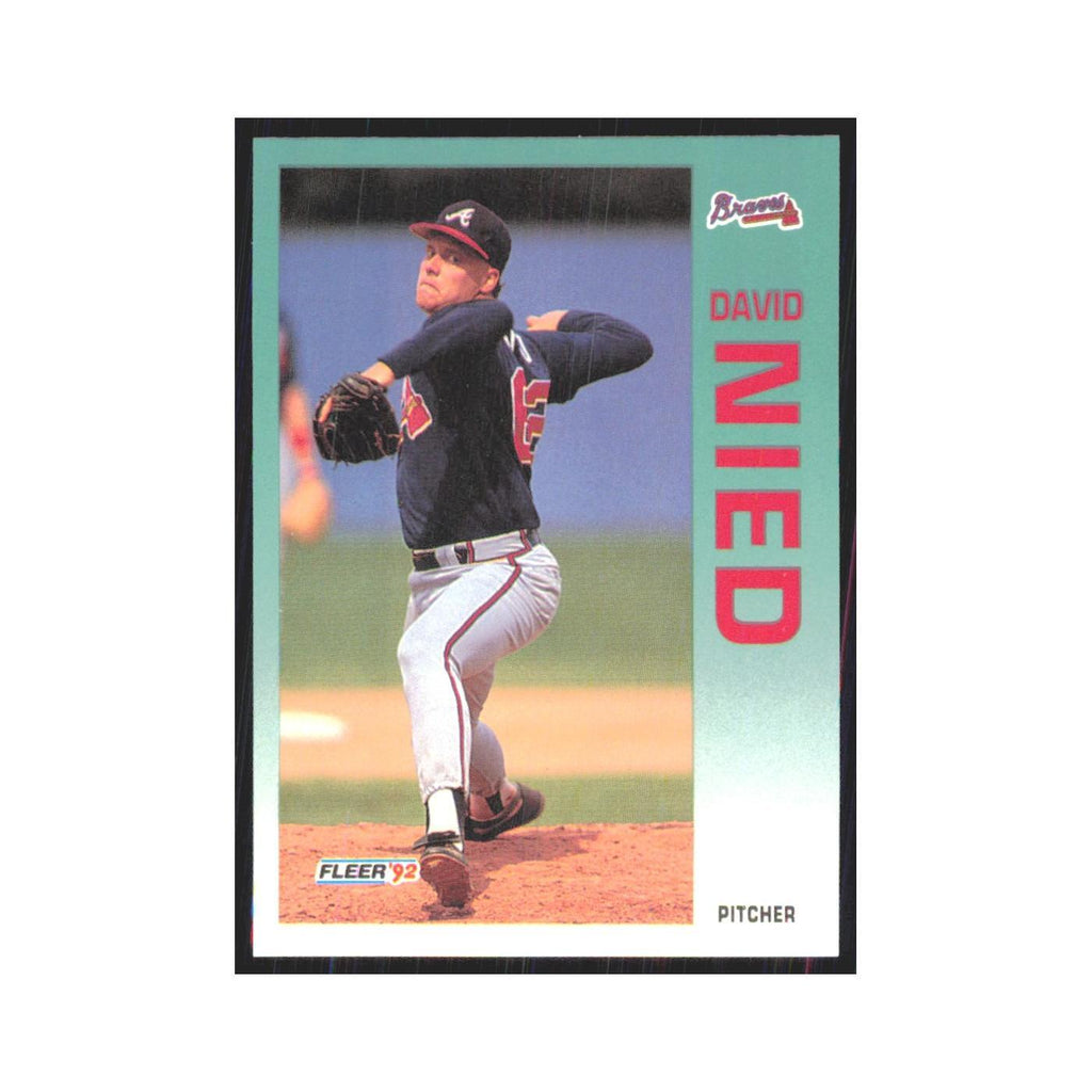 1992 Fleer Update David Nied Braves #U-68