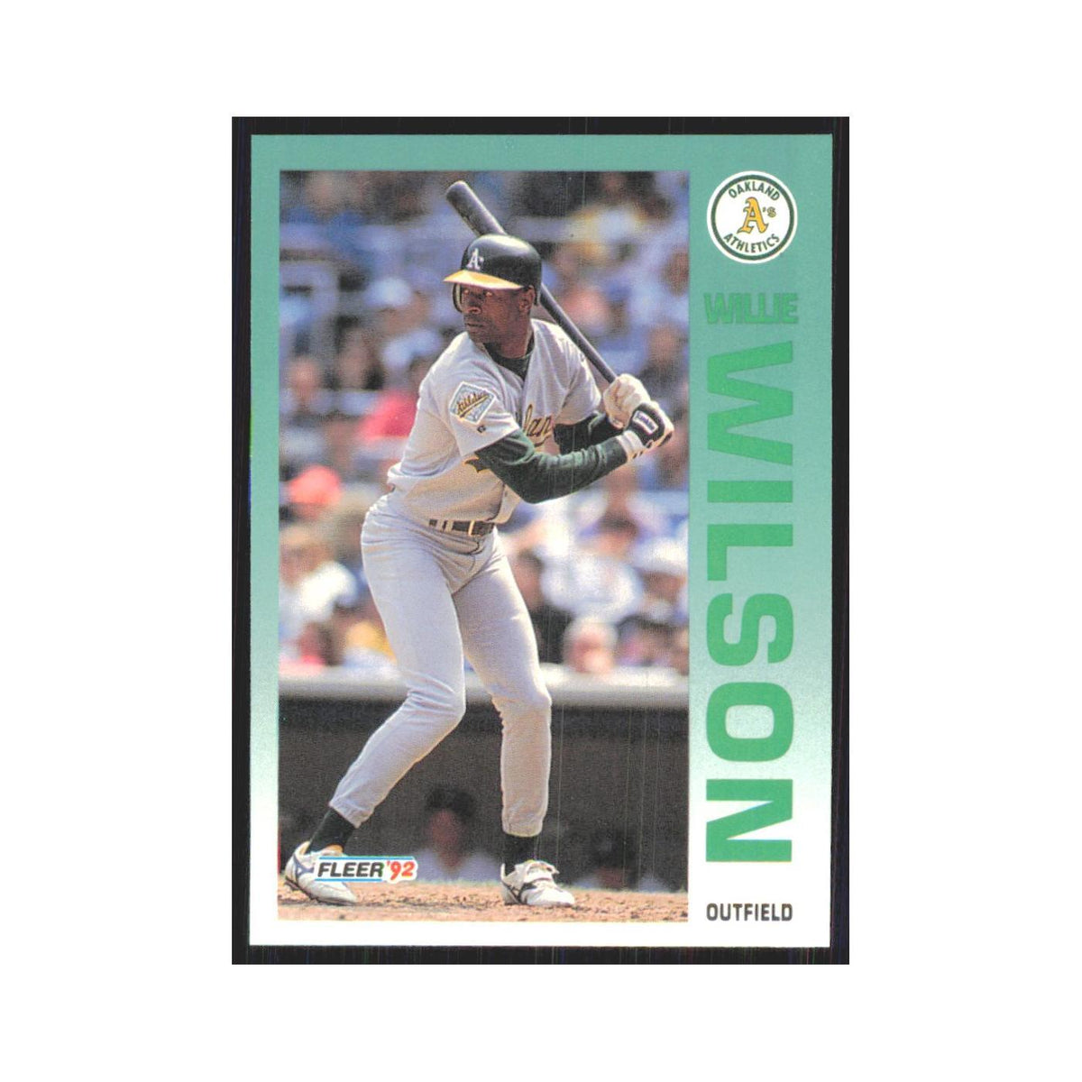 1992 Fleer Update Willie Wilson Athletics #U-53