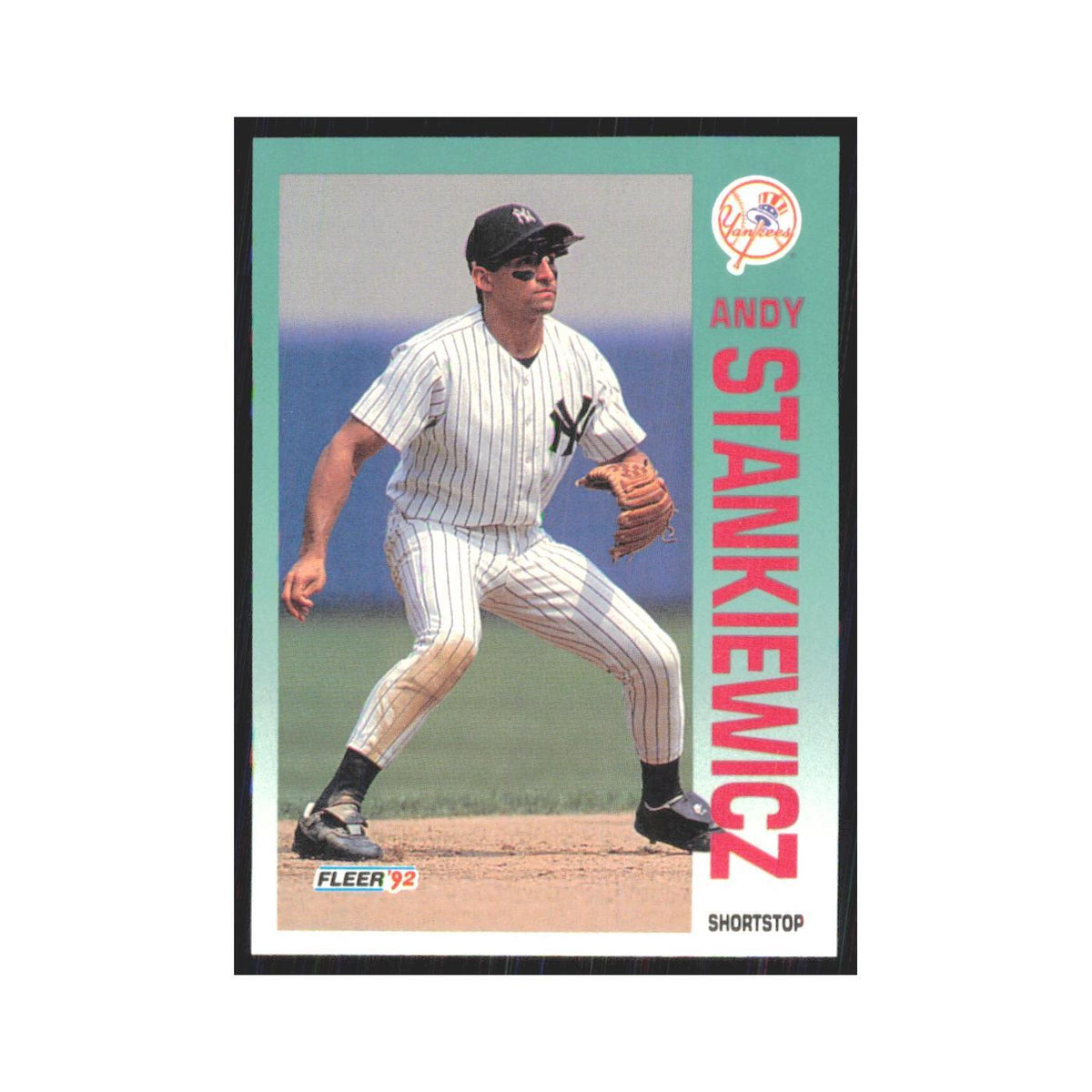 1992 Fleer Update Andy Stankiewicz Yankees #U-44