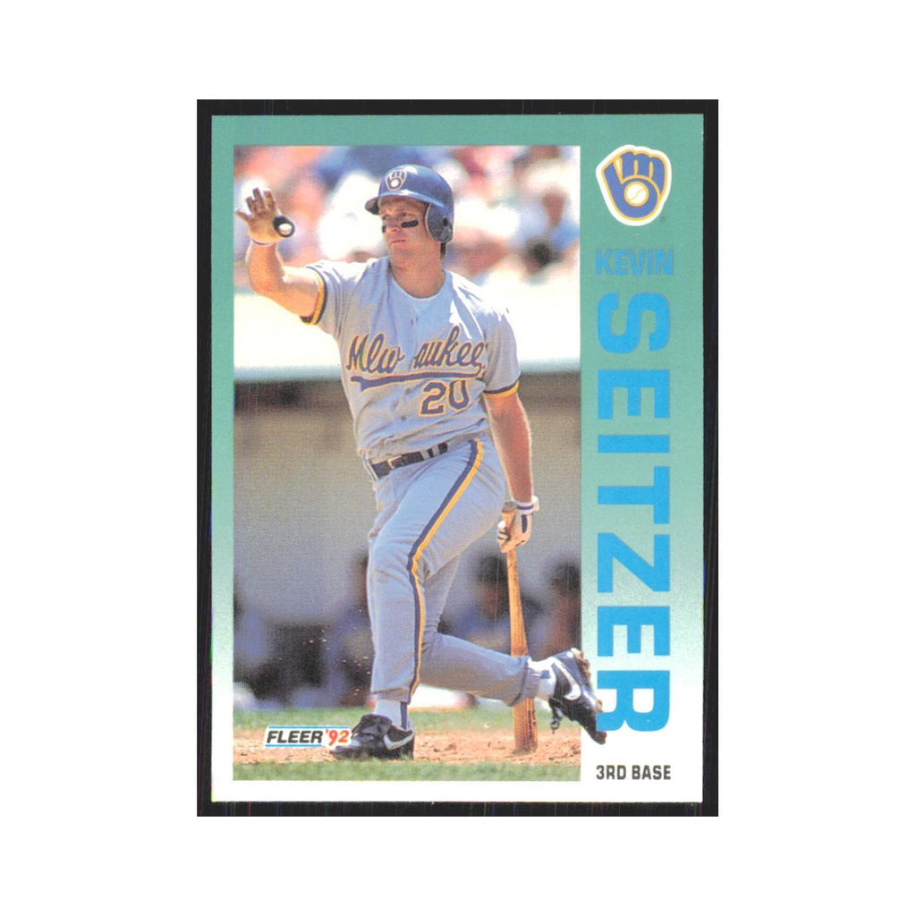 1992 Fleer Update Kevin Seitzer Brewers #U-38