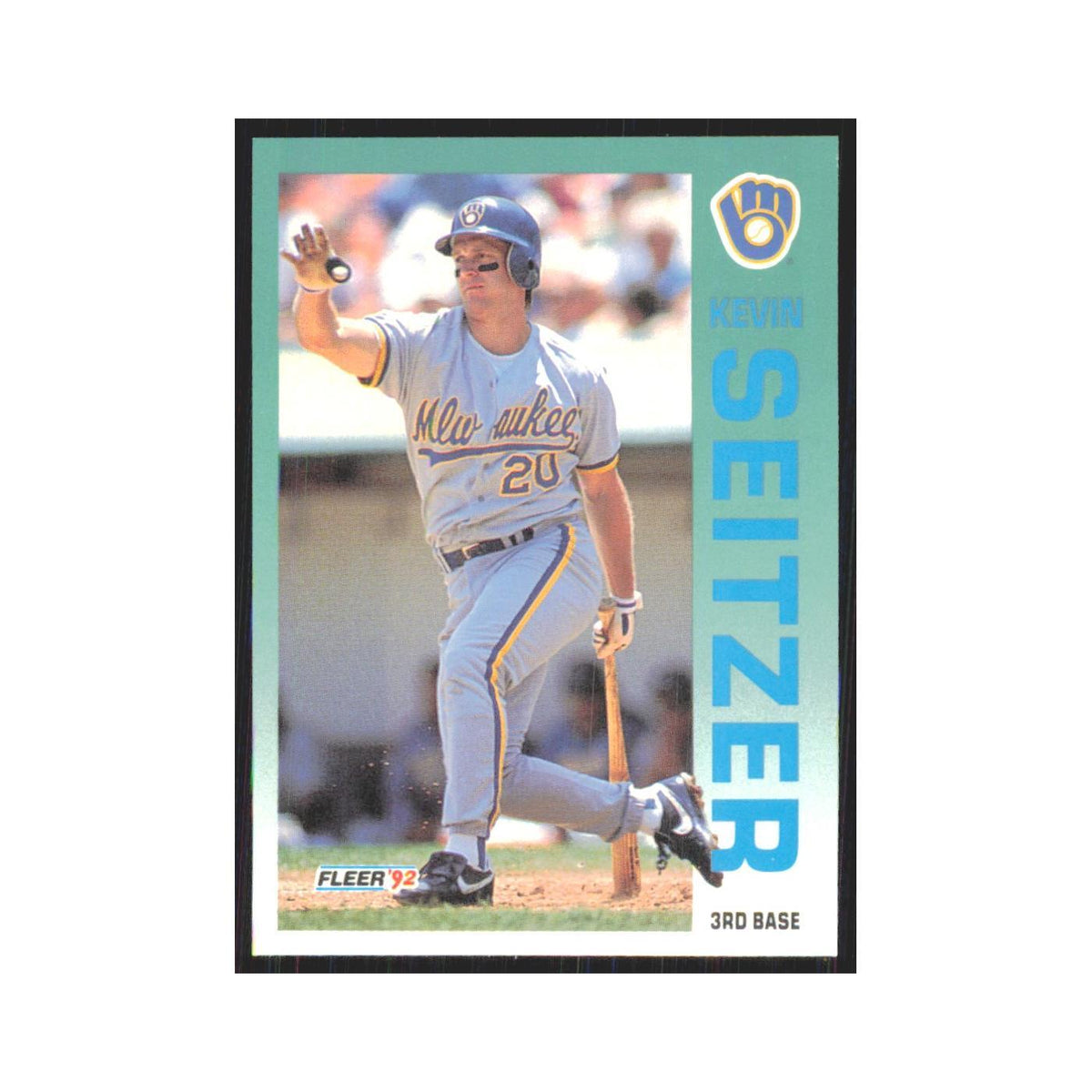 1992 Fleer Update Kevin Seitzer Brewers #U-38