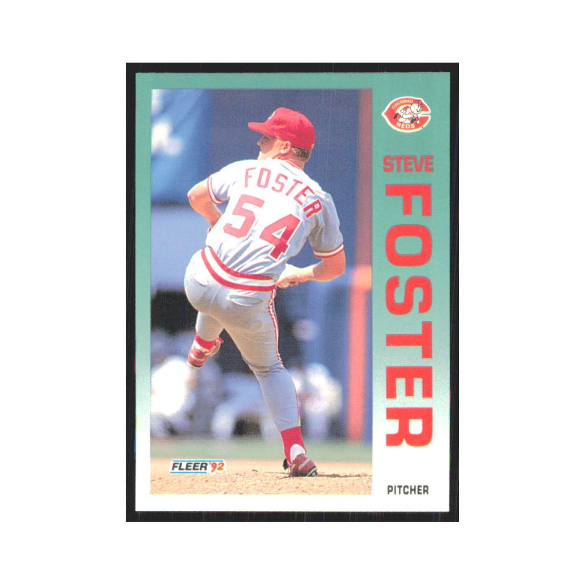 1992 Fleer Update Steve Foster Reds #U-80
