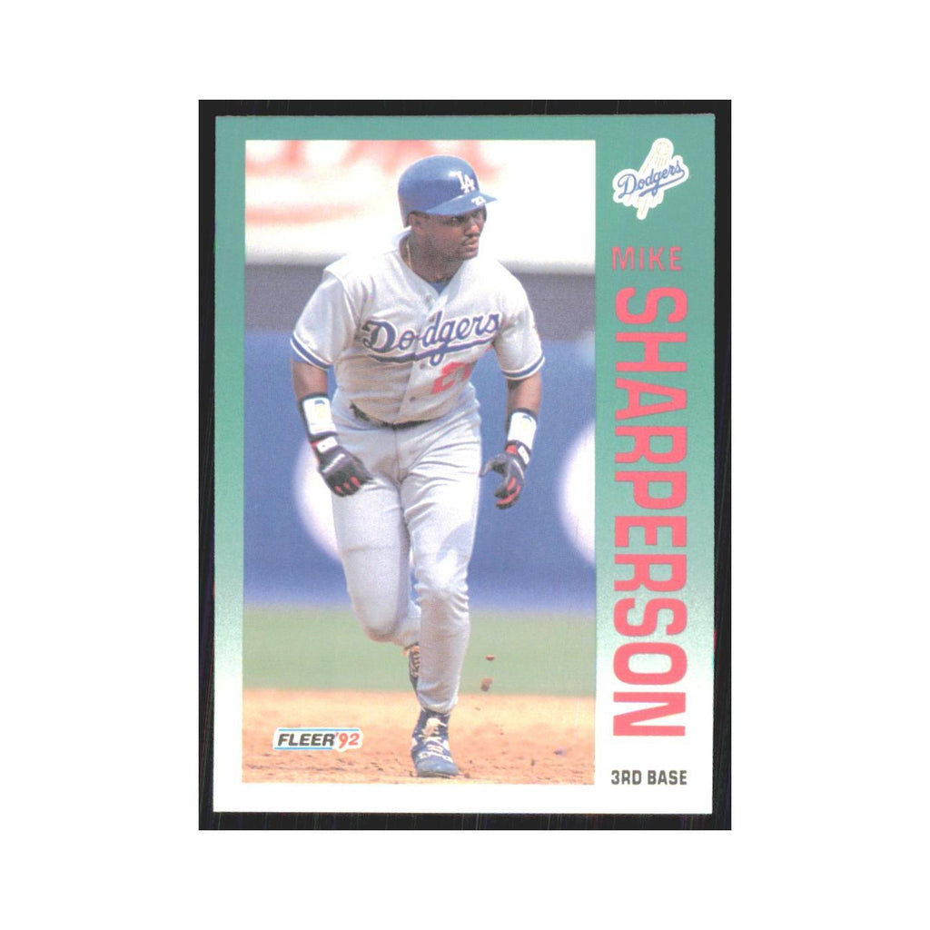 1992 Fleer Update Mike Sharperson Dodgers #U-93