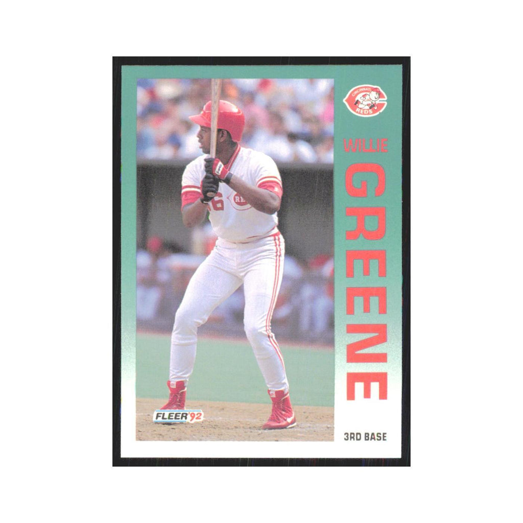 1992 Fleer Update Willie Greene Reds #U-81