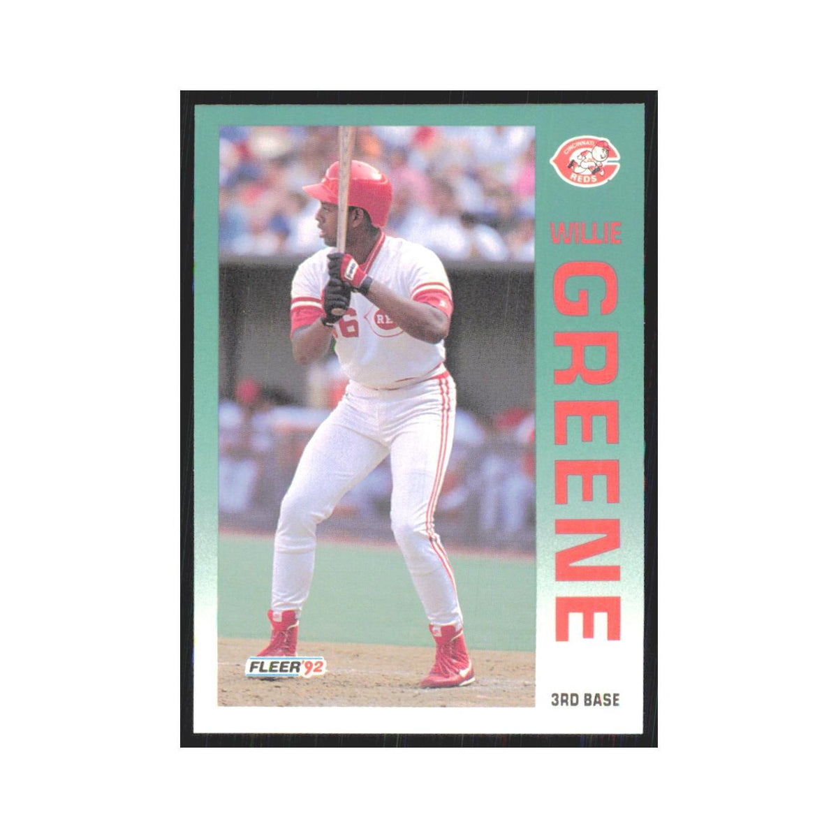 1992 Fleer Update Willie Greene Reds #U-81