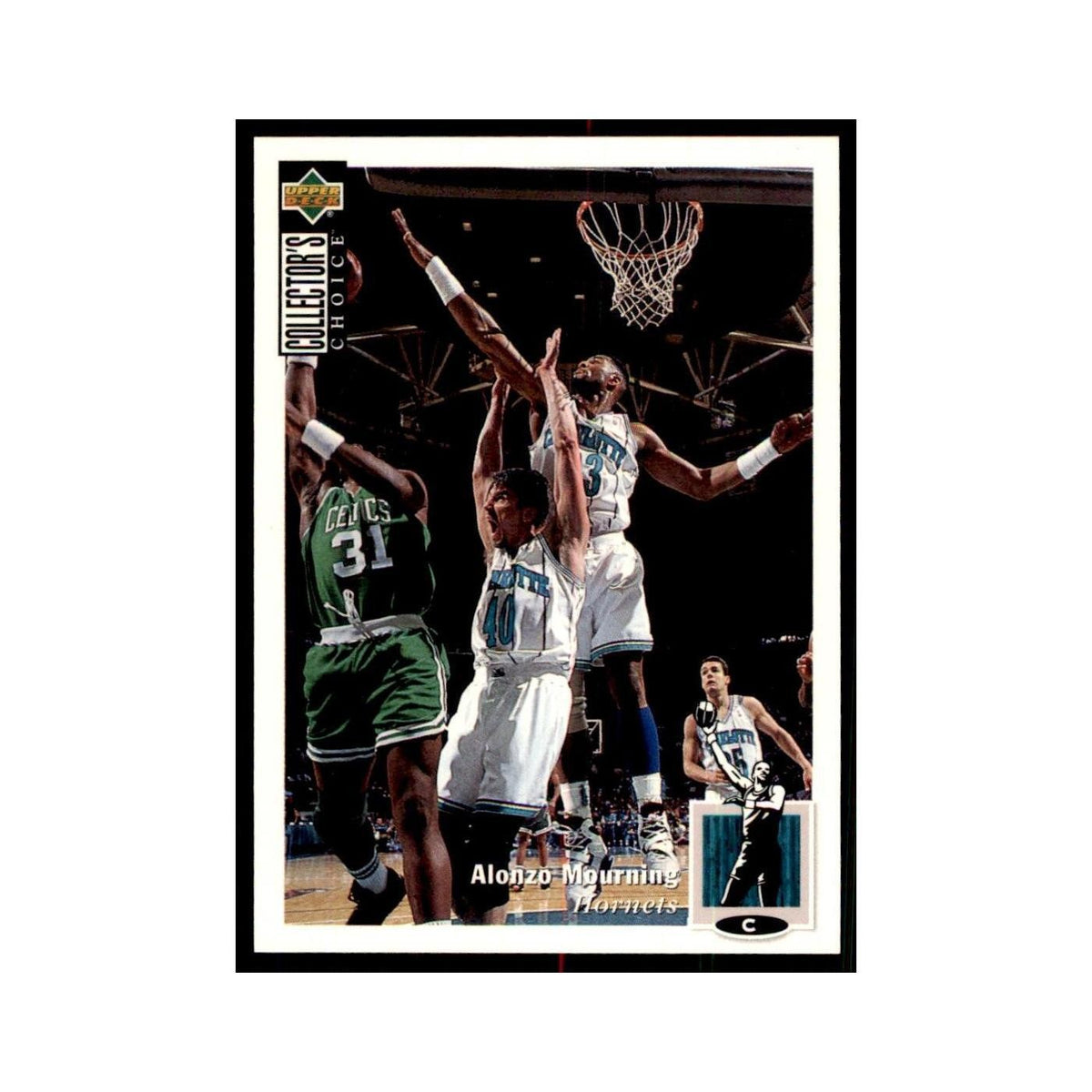 1994 Upper Deck Collectors Choice Alonzo Mourning Basketball Cards #133