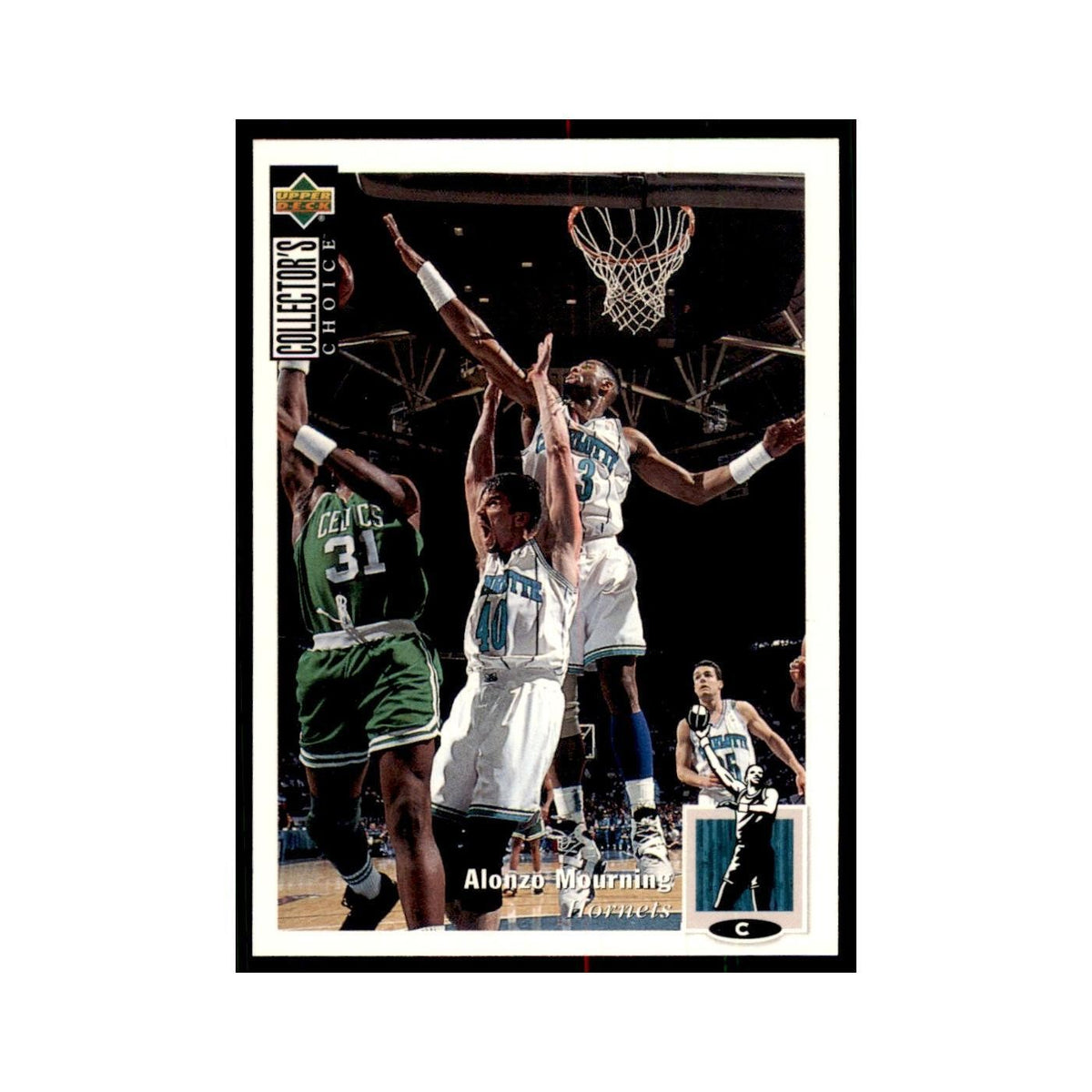 1994 Upper Deck Collectors Choice Alonzo Mourning Basketball Cards #133