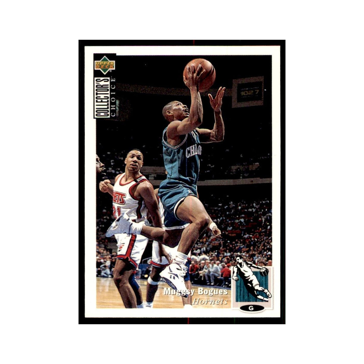 1994 Upper Deck Collectors Choice Muggsy Bogues Basketball Cards #101