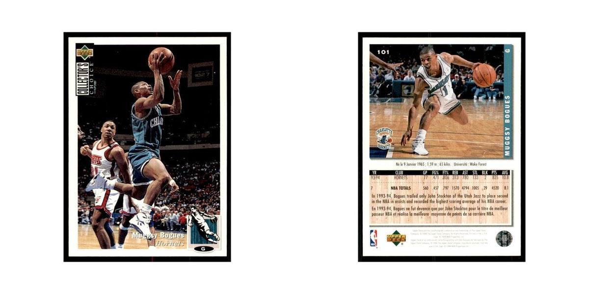 1994 Upper Deck Collectors Choice Muggsy Bogues Basketball Cards #101