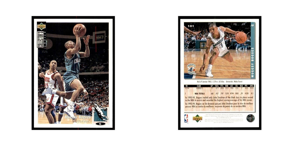 1994 Upper Deck Collectors Choice Muggsy Bogues Basketball Cards #101