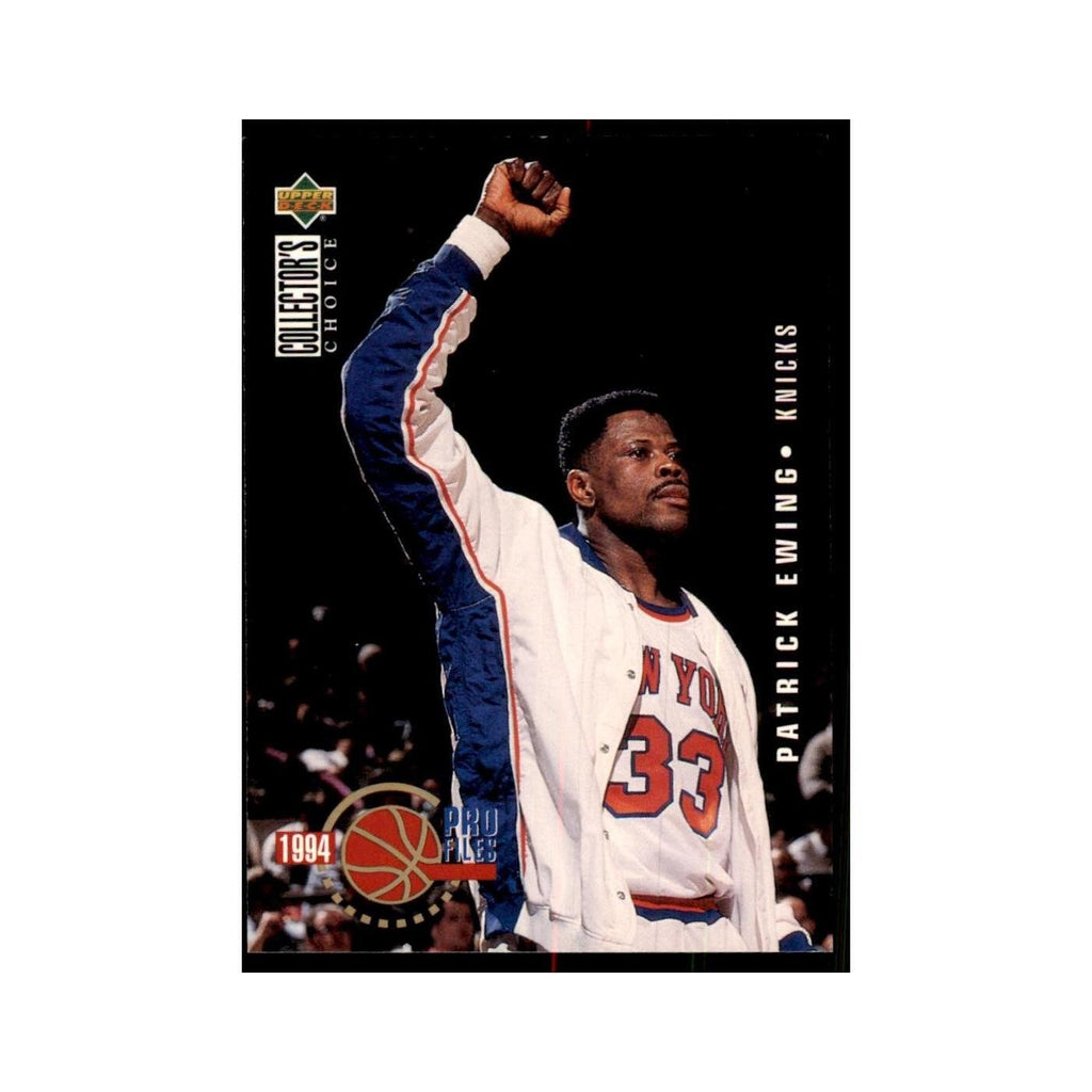 1994 Upper Deck Collectors Choice Patrick Ewing Basketball Cards #201