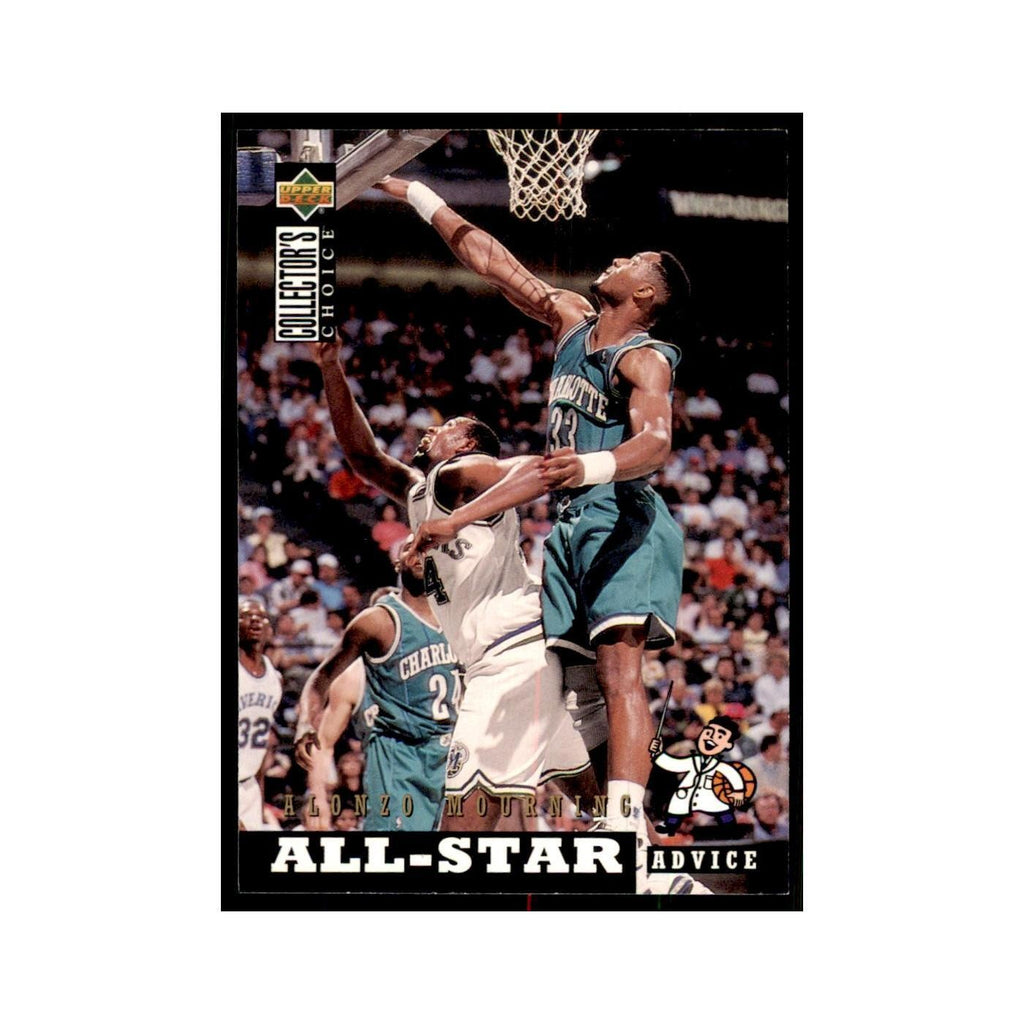 1994 Upper Deck Collectors Choice Alonzo Mourning Basketball Cards #194