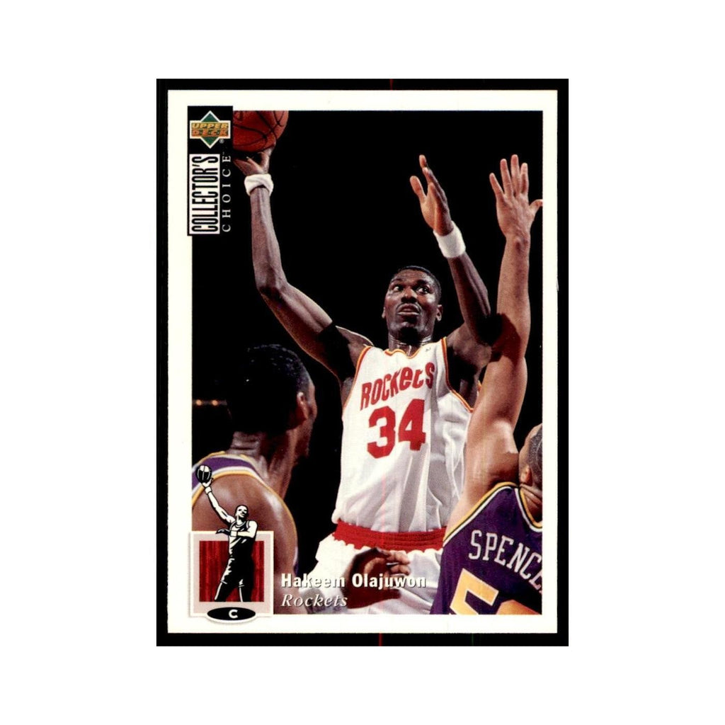 1994 Upper Deck Collectors Choice Hakeem Olajuwon Basketball Cards #34