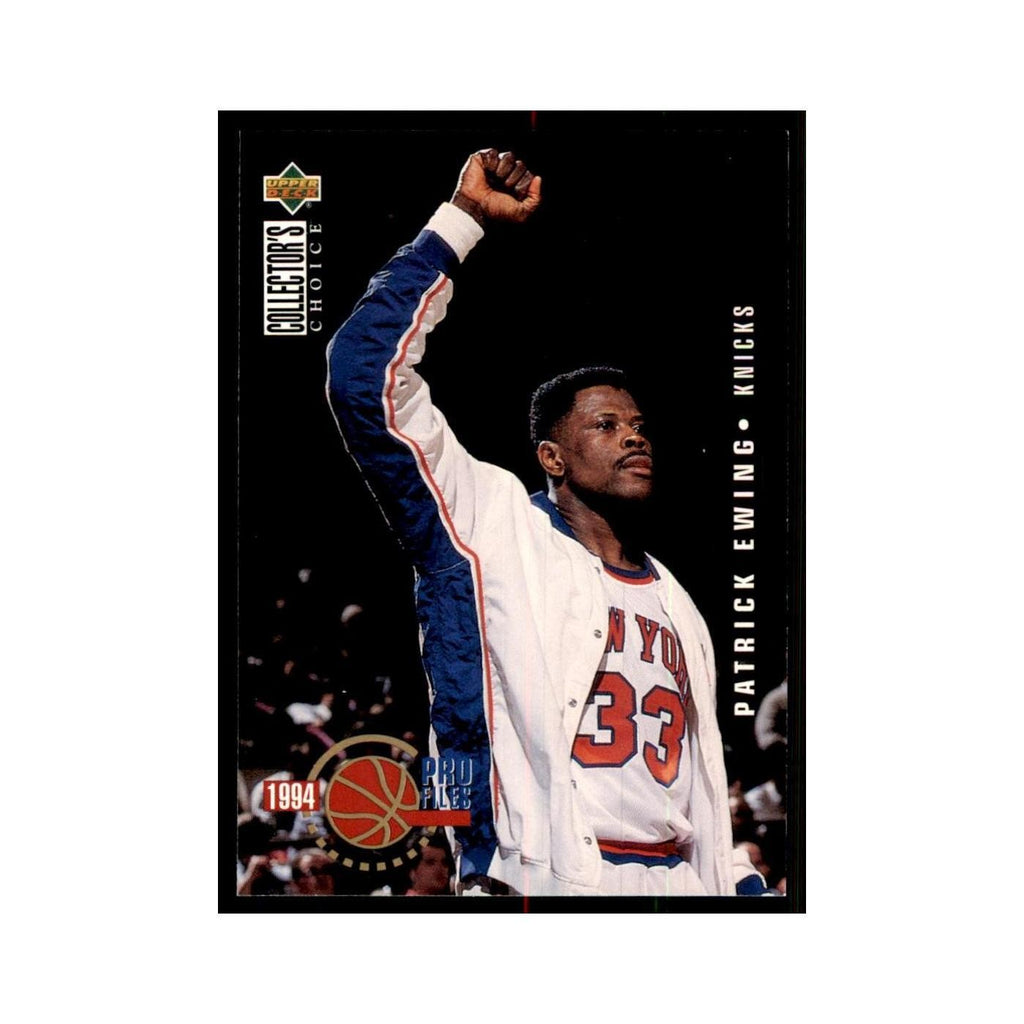 1994 Upper Deck Collectors Choice Patrick Ewing Basketball Cards #201