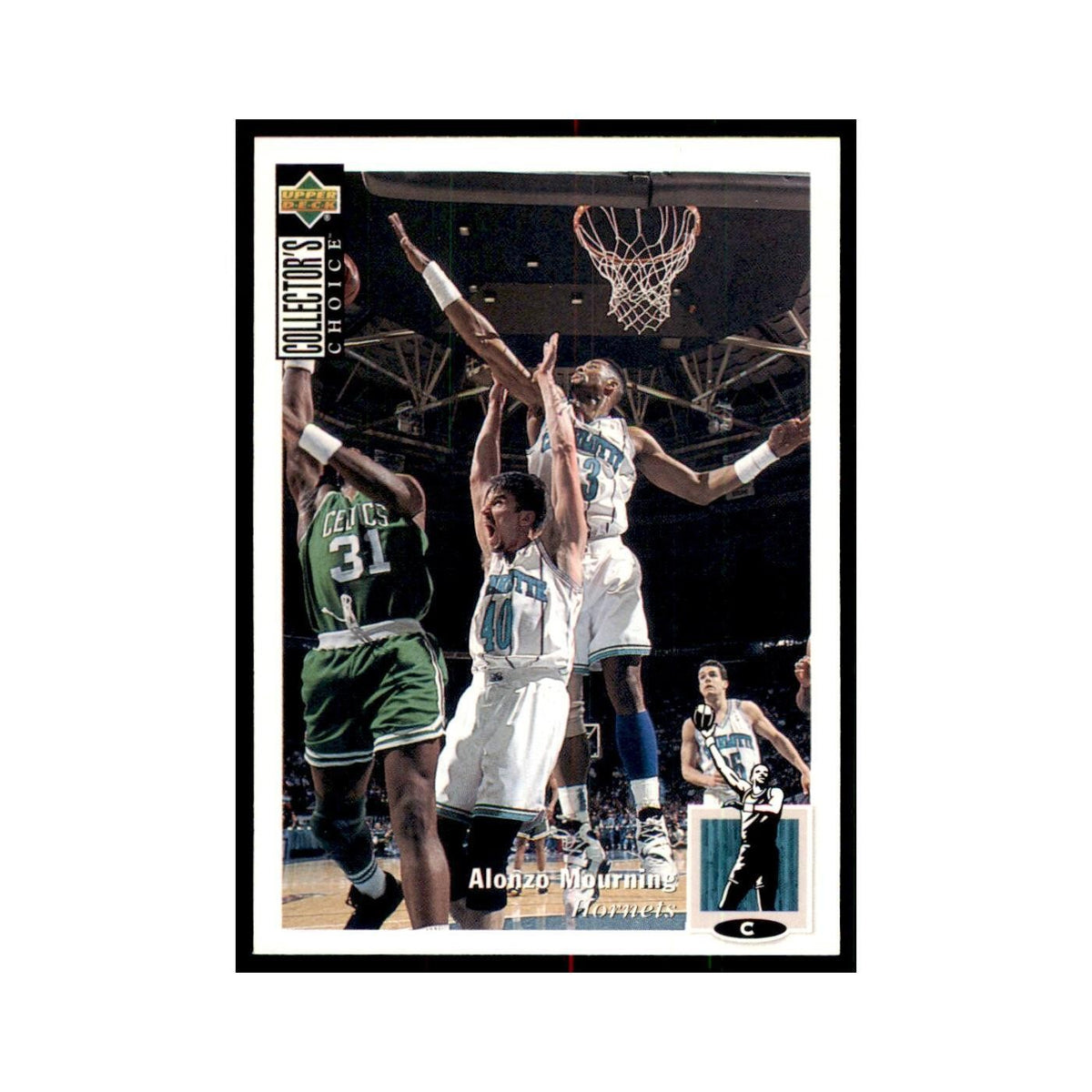 1994 Upper Deck Collectors Choice Alonzo Mourning Basketball Cards #133
