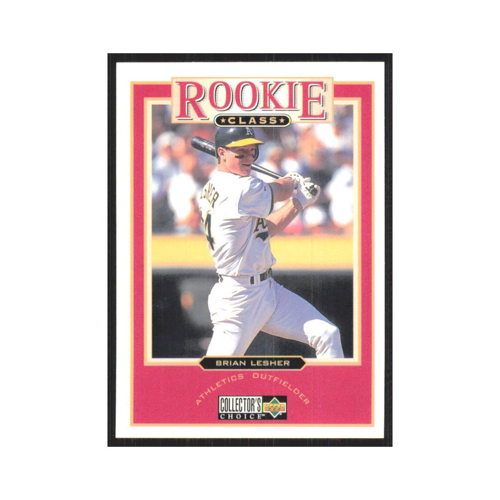 1997 Upper Deck Collectors Choice Brian Lesher RC Athletics #24
