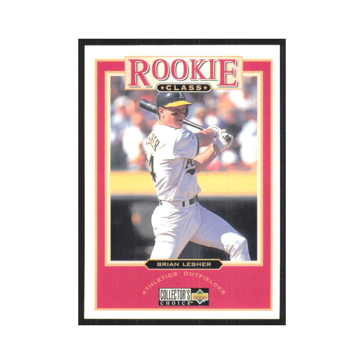 1997 Upper Deck Collectors Choice Brian Lesher RC Athletics #24