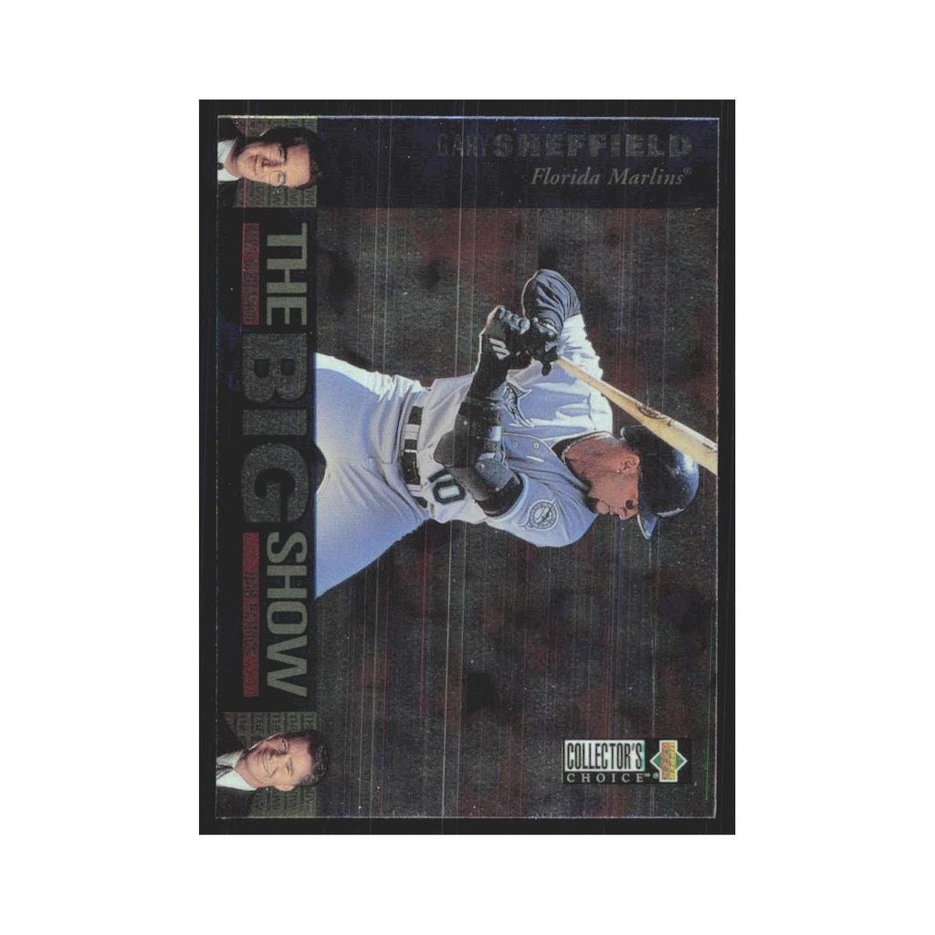 1997 Upper Deck Collectors Choice Gary Sheffield Florida Marlins #22