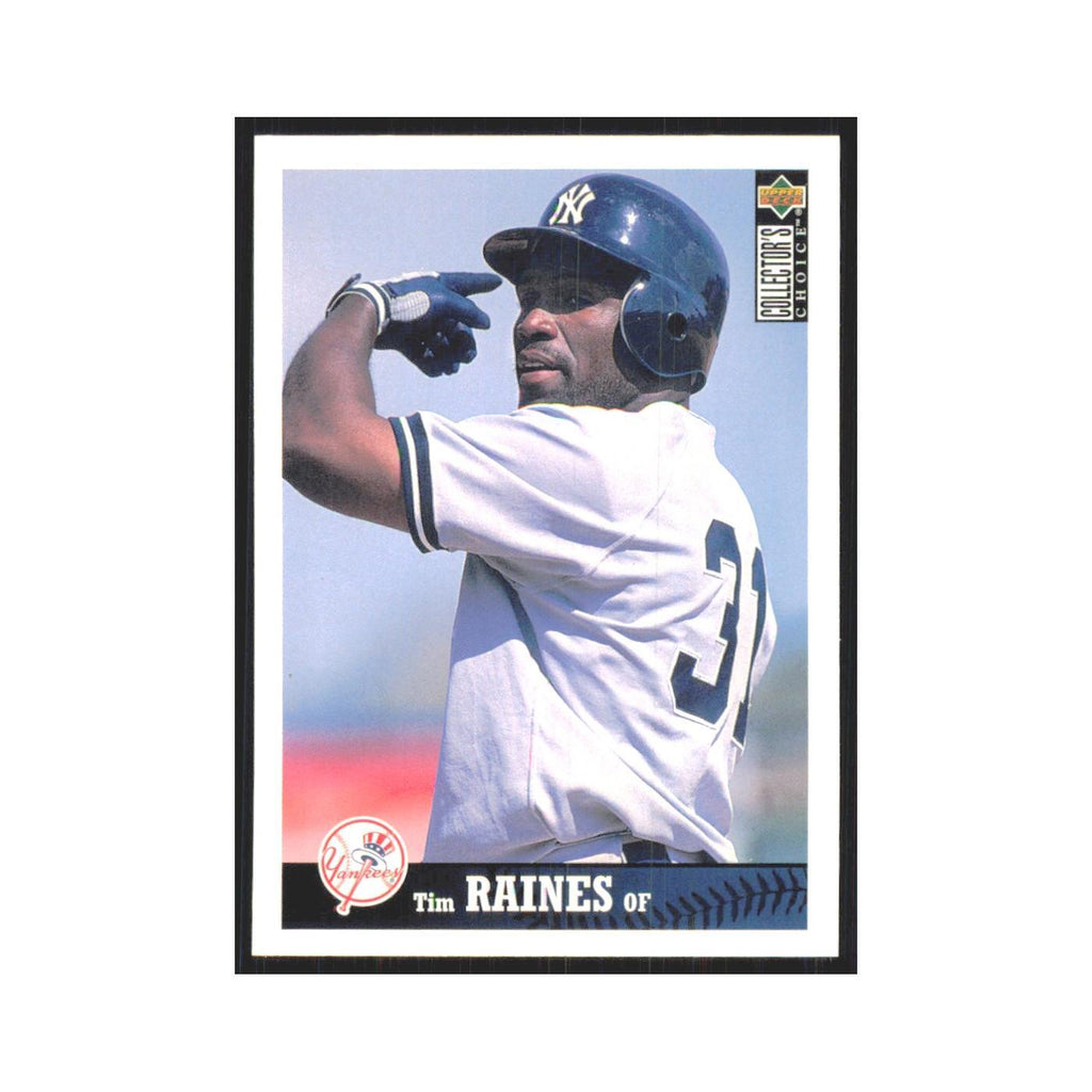 1997 Upper Deck Collectors Choice Tim Raines Yankees #182