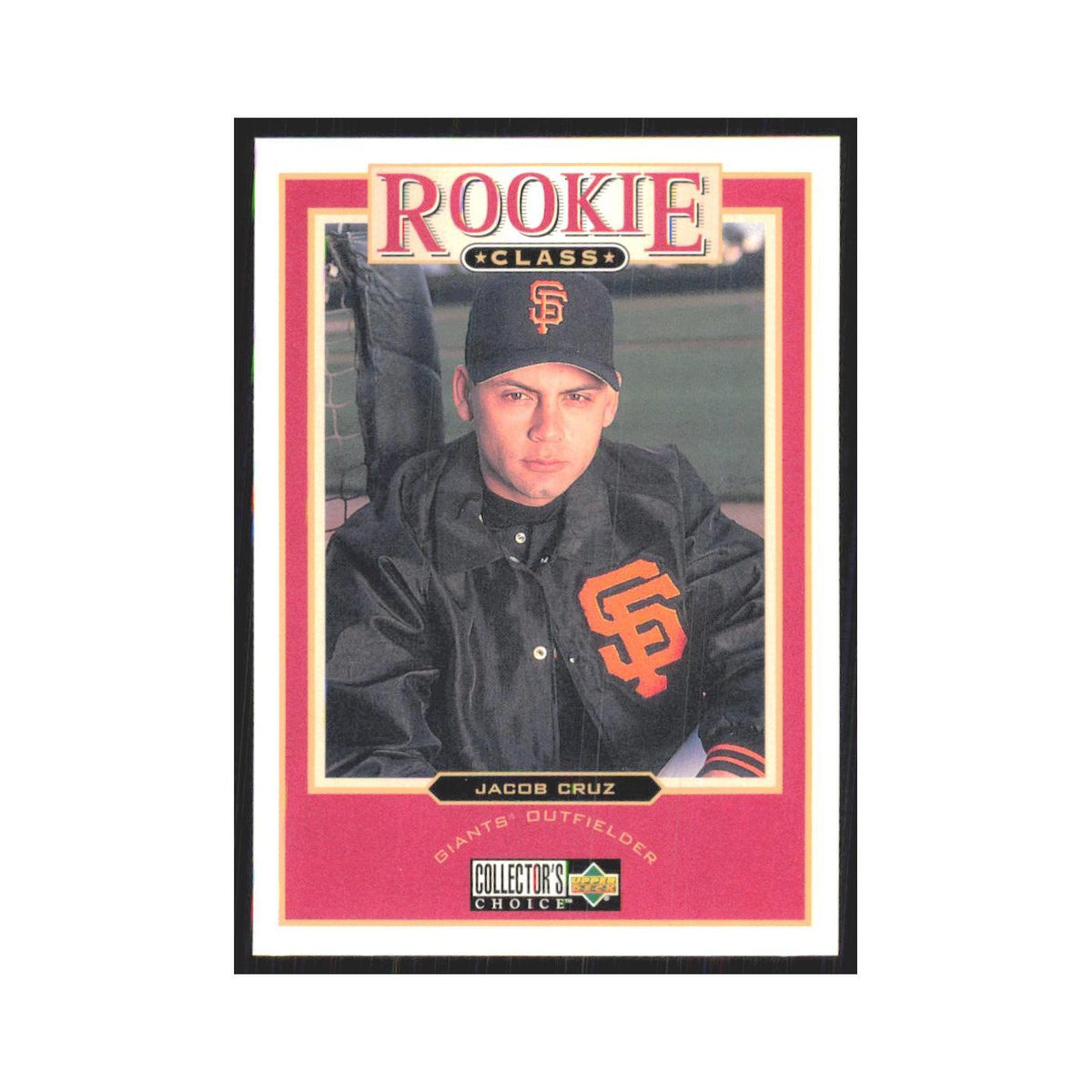 1997 Upper Deck Collectors Choice Jacob Cruz RC Giants #9