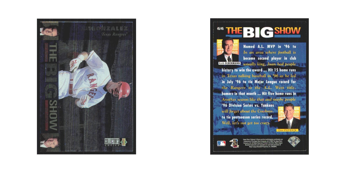 1997 Upper Deck Collectors Choice Texas Rangers Logo Rangers #45