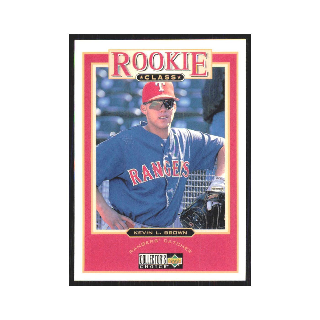 1997 Upper Deck Collectors Choice Kevin L. Brown RC Rangers #12