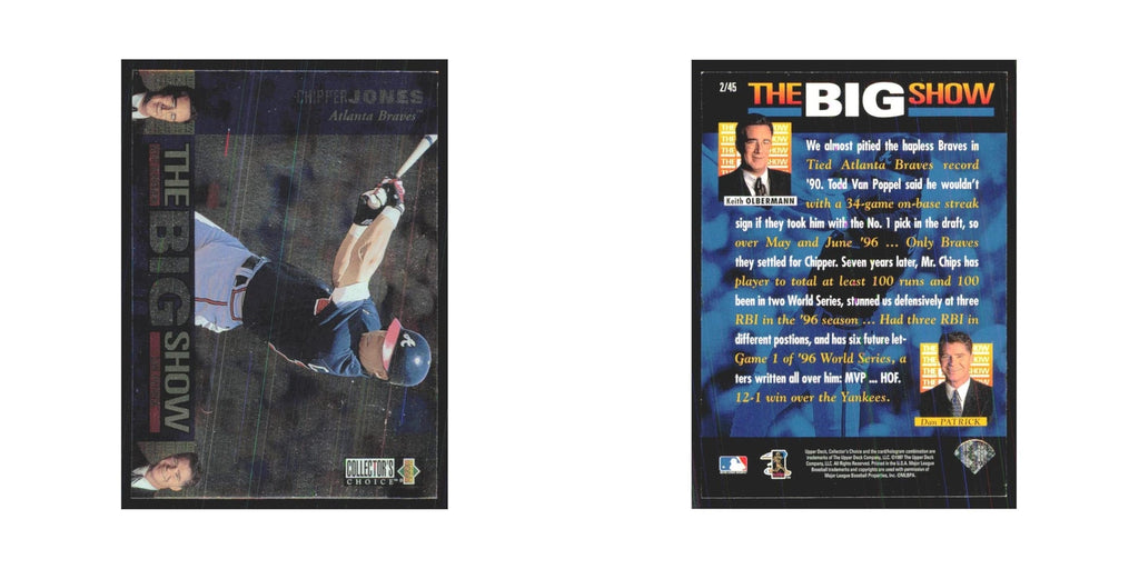 1997 Upper Deck Collectors Choice Chipper Jone Braves #2