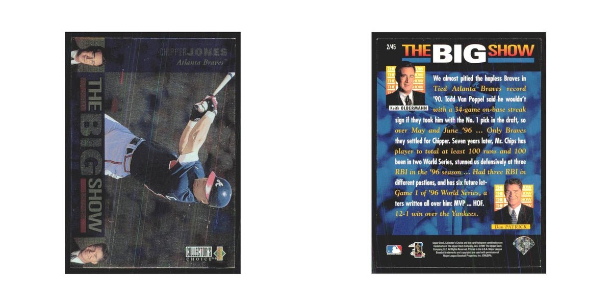 1997 Upper Deck Collectors Choice Chipper Jone Braves #2
