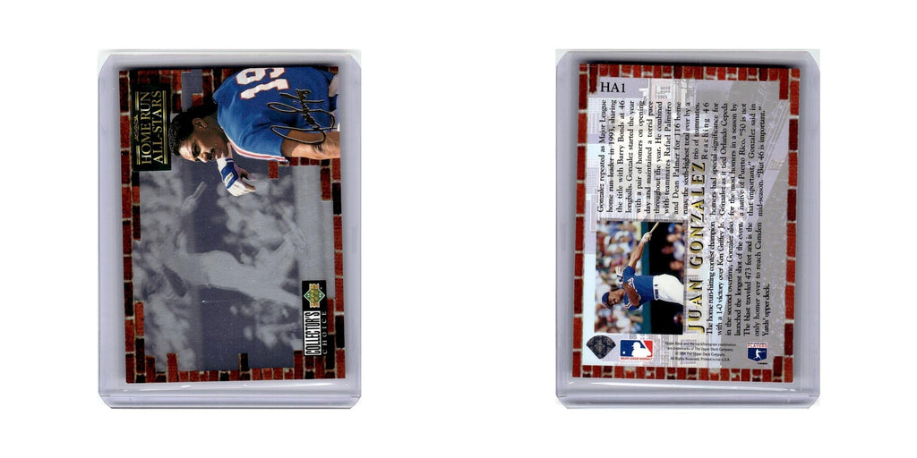 Juan Gonzalez 1994 Collector's Choice Home Run All-Stars #HA1 Baseball Card NM