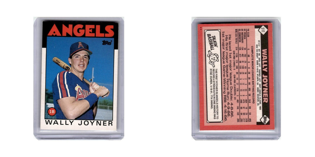 Wally Joyner 1986 Topps Traded #51T California Angels Baseball Card NM
