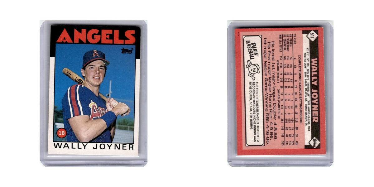 Wally Joyner 1986 Topps Traded #51T California Angels Baseball Card NM