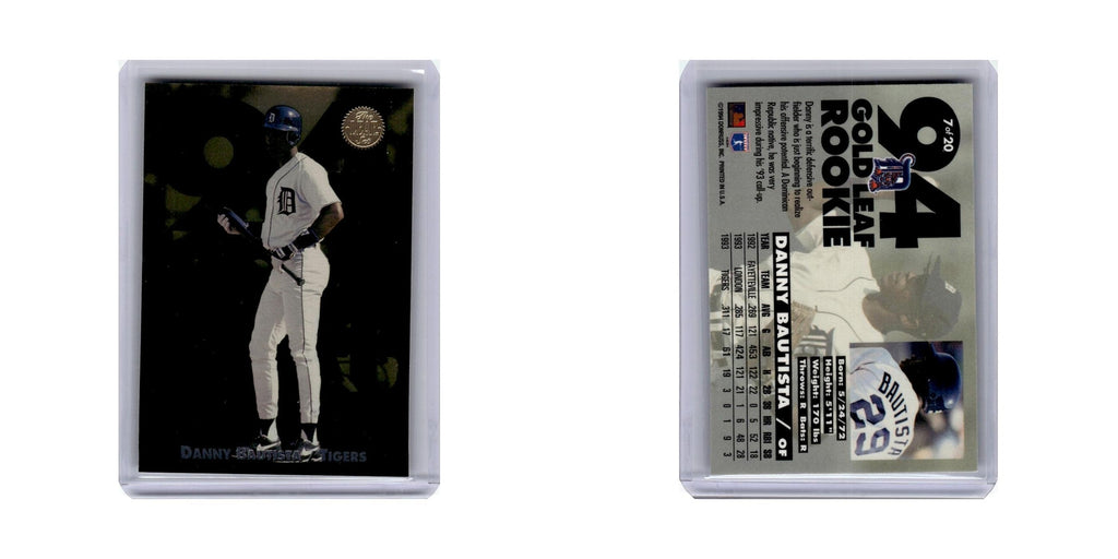 Danny Bautista 1994 Leaf Gold Rookies #7 Detroit Tigers Baseball Card NM