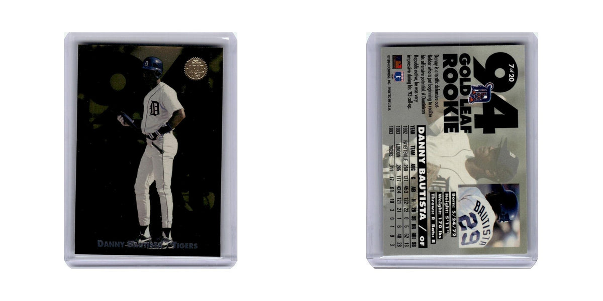 Danny Bautista 1994 Leaf Gold Rookies #7 Detroit Tigers Baseball Card NM