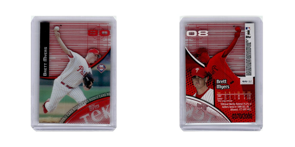 Brett Myers Rookie 2000 Topps Tek #44-17 Philadelphia Phillies Baseball Card NM