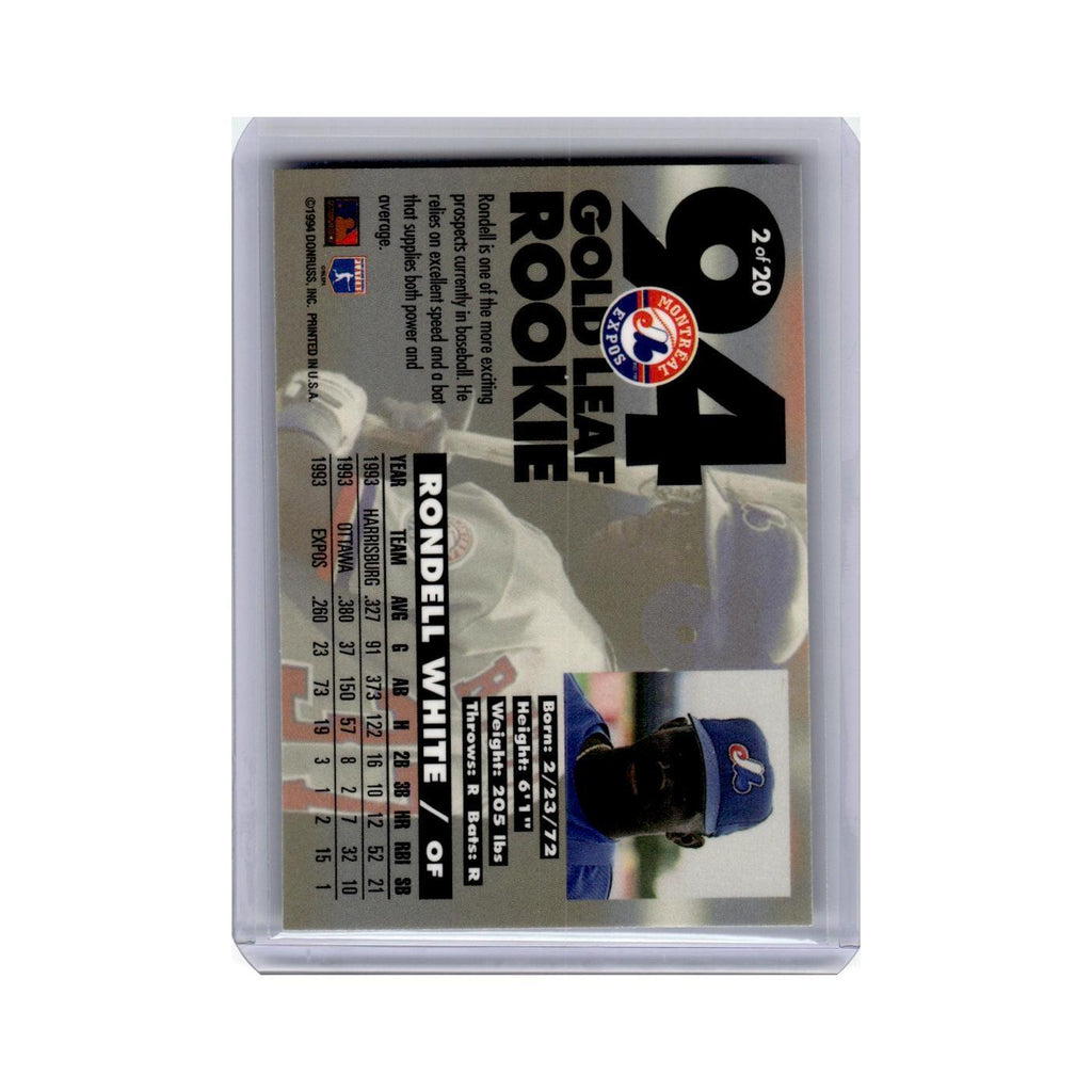Rondell White 1994 Leaf Gold Rookies #2 Montreal Expos Baseball Card NM