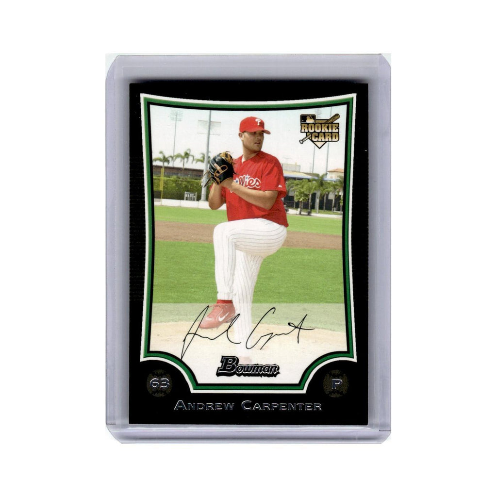Andrew Carpenter Rookie 2009 Bowman #195 Philadelphia Phillies Baseball Card NM